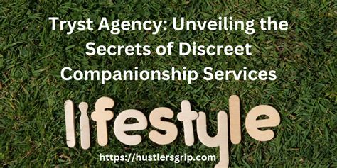 tryst companions|Tryst Agency: Secrets of Discreet Companionship Services